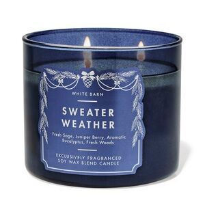 White Barn Sweater Weather 3 Wick Candle